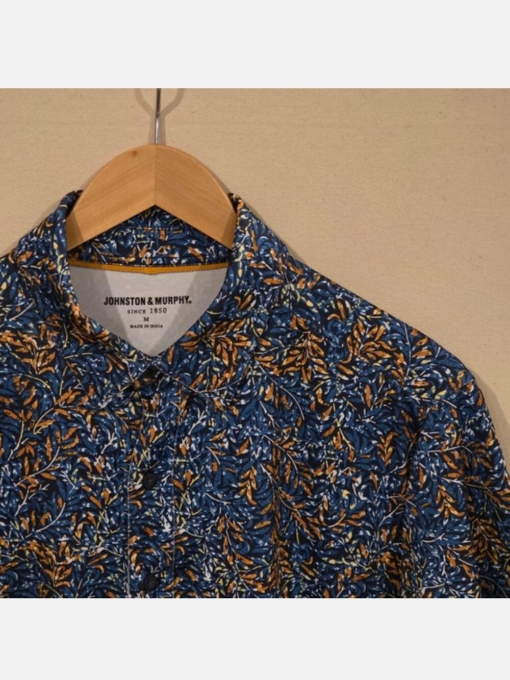 Johnston & Murphy Short Sleeve Button Down M